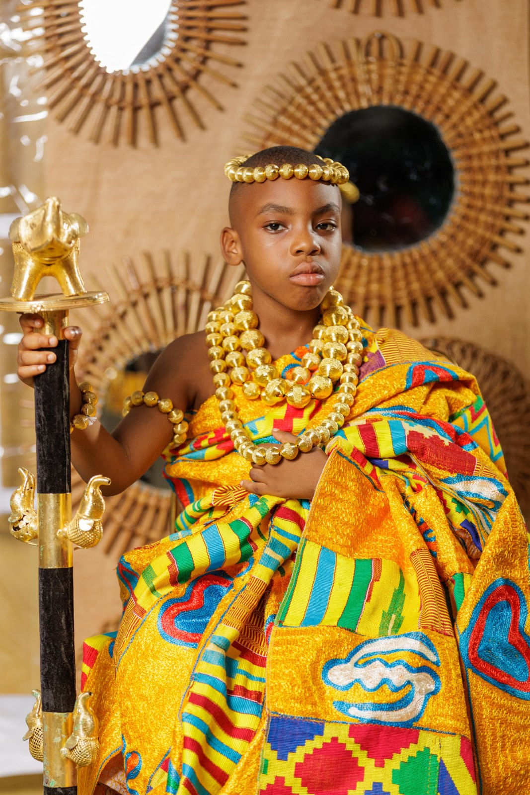 Kente and gold