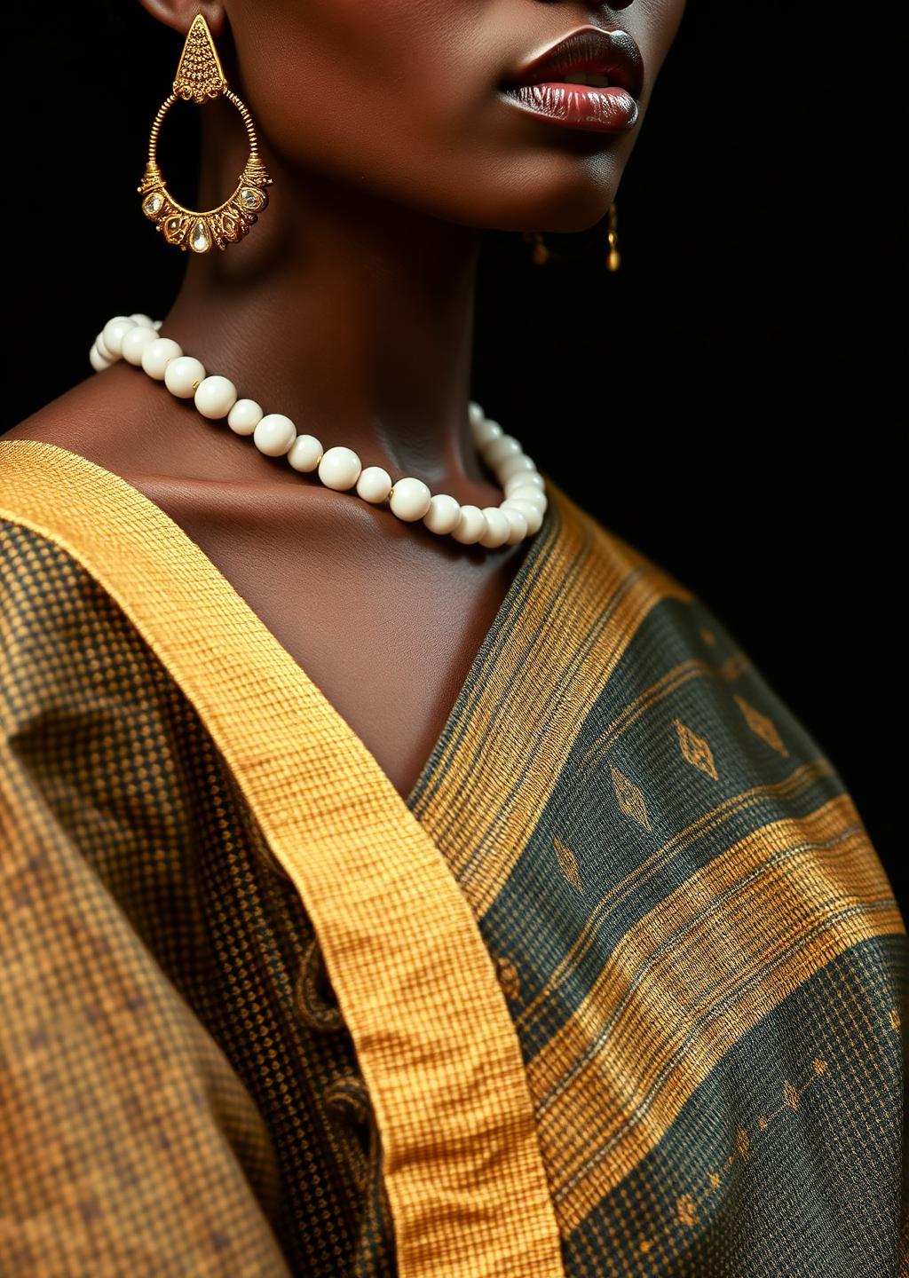 Woven in gold